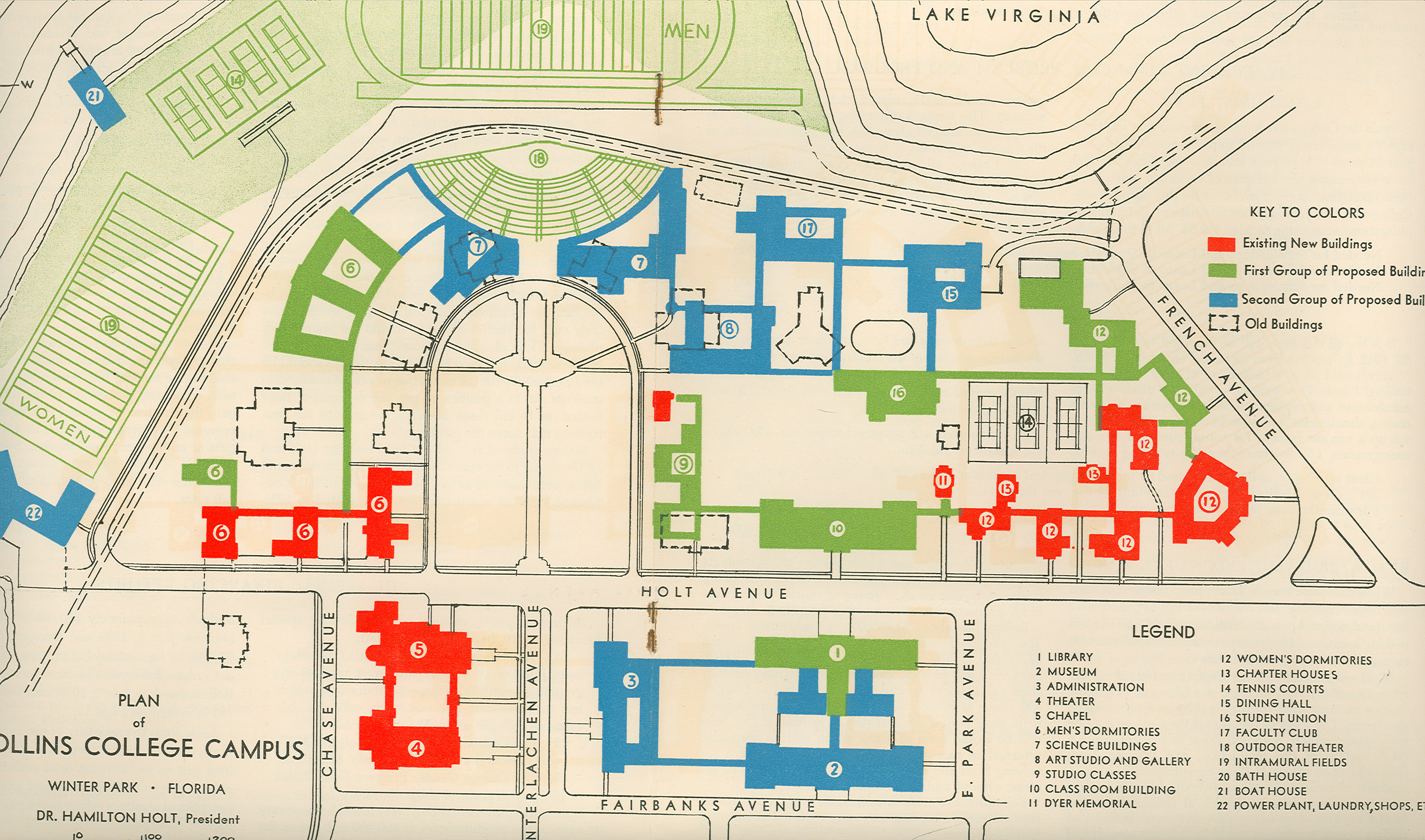 rollins college campus map Maps rollins college campus map